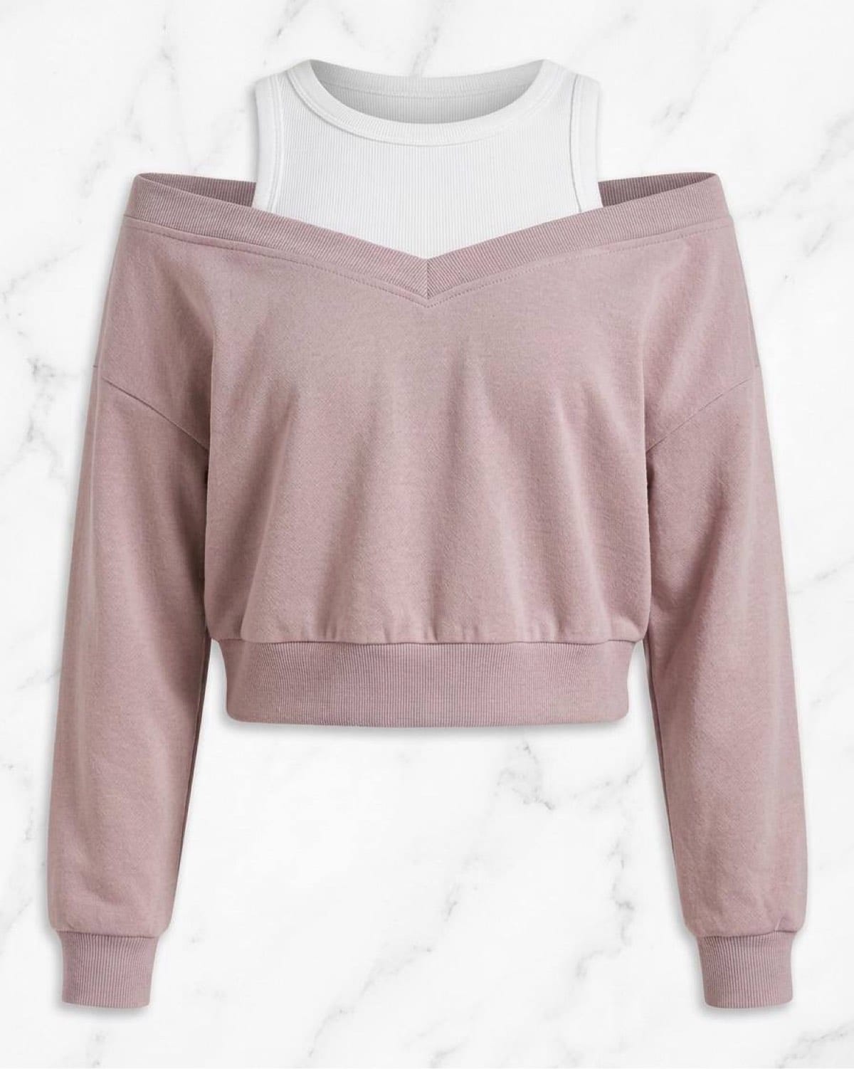 6ixty8ight-KIN 2-in-1 Style top 🤭