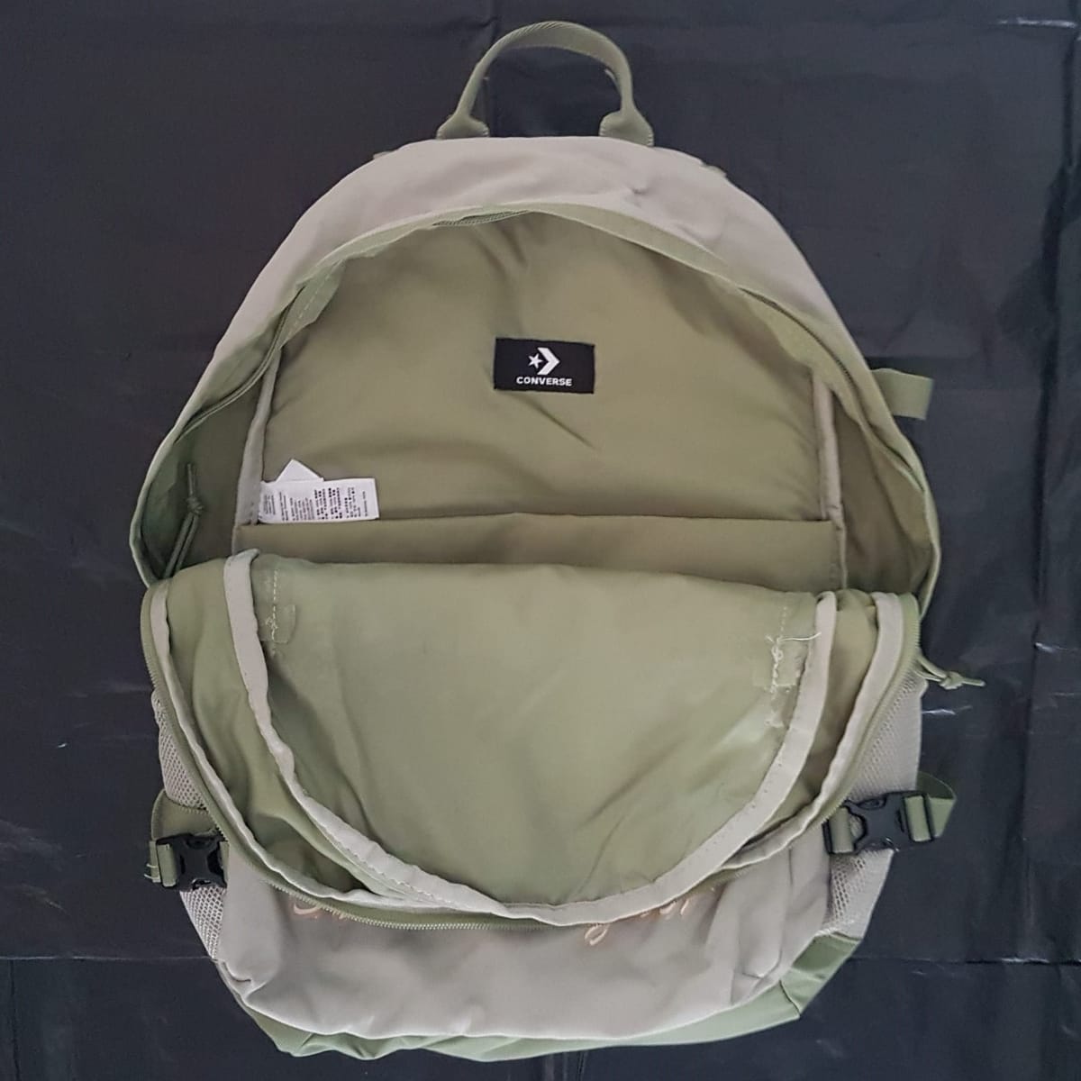 CONVERSE Retro CONVERSE Straight Edge Backpack USA, Chuck Taylor Model, Olive Green Rucksack, Cool Haversack, Tactical Bag, Urban Style, Cosmopolitan, Travel Pack, Continental, Sleek Design, Backpackers, Sophistication, Laptop Bag, Streetwise, Roadster - Photo 3