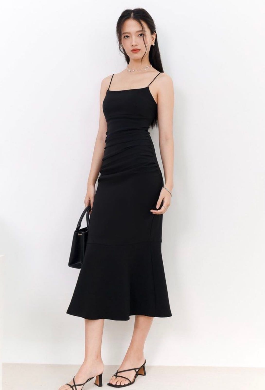 The Style Soirée TSS Rianna Ruched Midi Dress - Photo 3