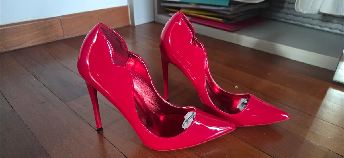 Fierce Red Stiletto Heels 12cm heels