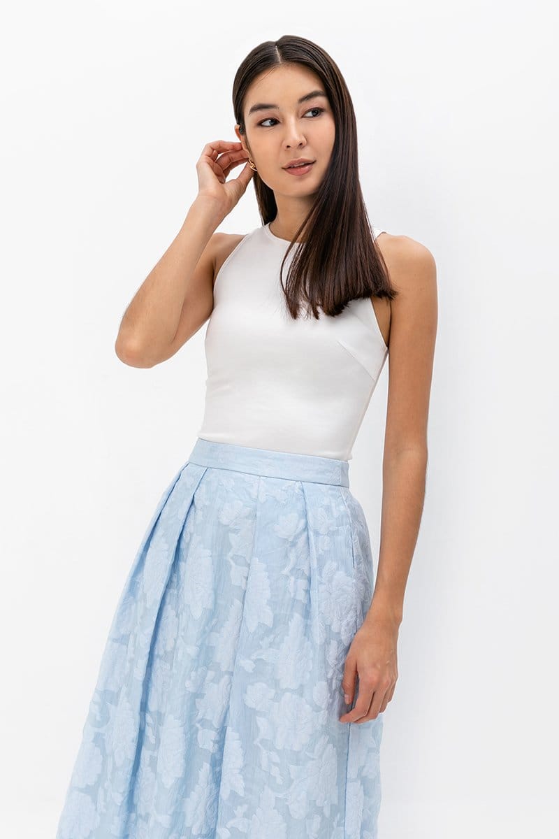 Love and Bravery Sevara Organza Jacquard Maxi Skirt, Size XXS - Photo 2