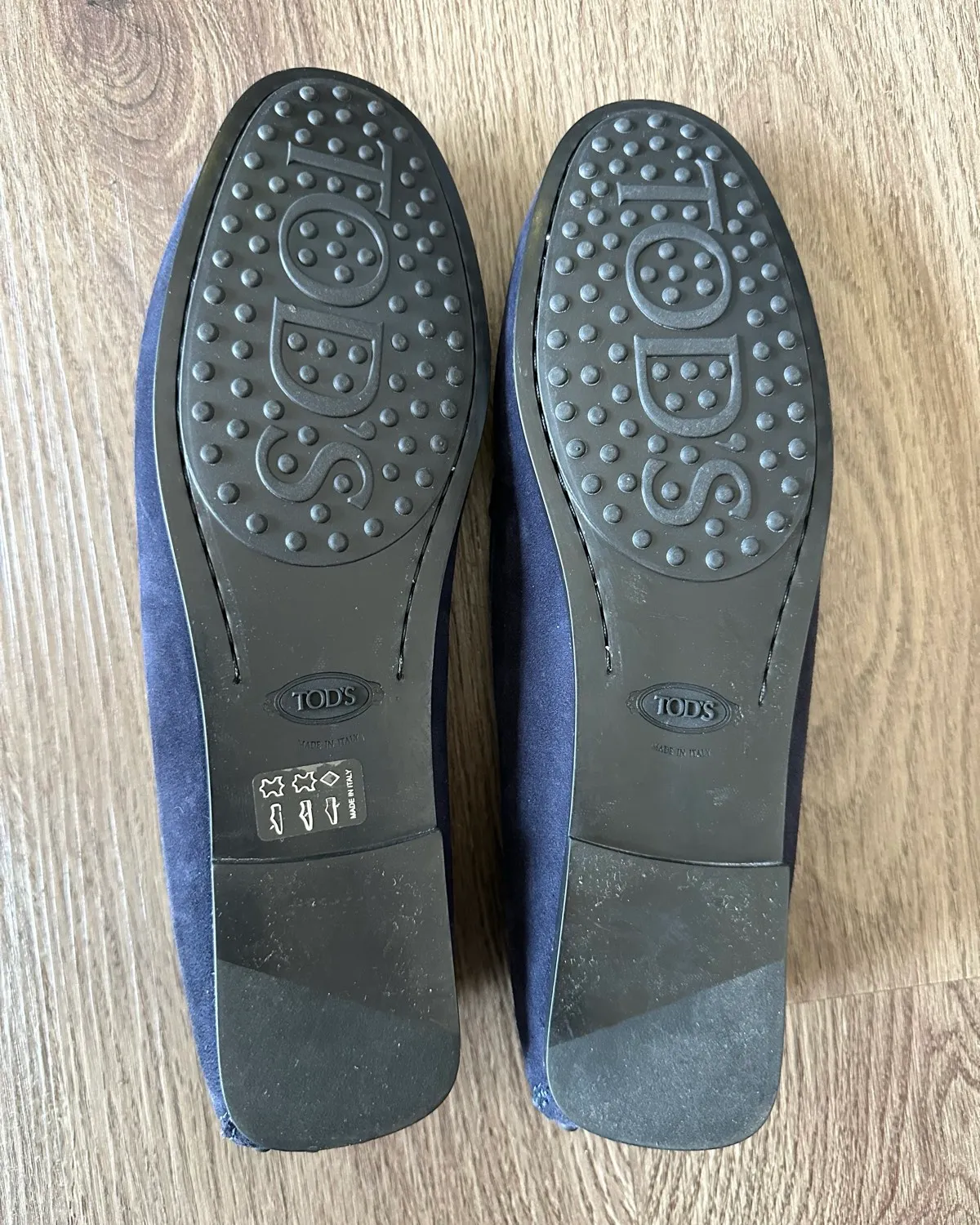 TOD’S Chic Tod’s Navy Suede Loafers - Photo 4