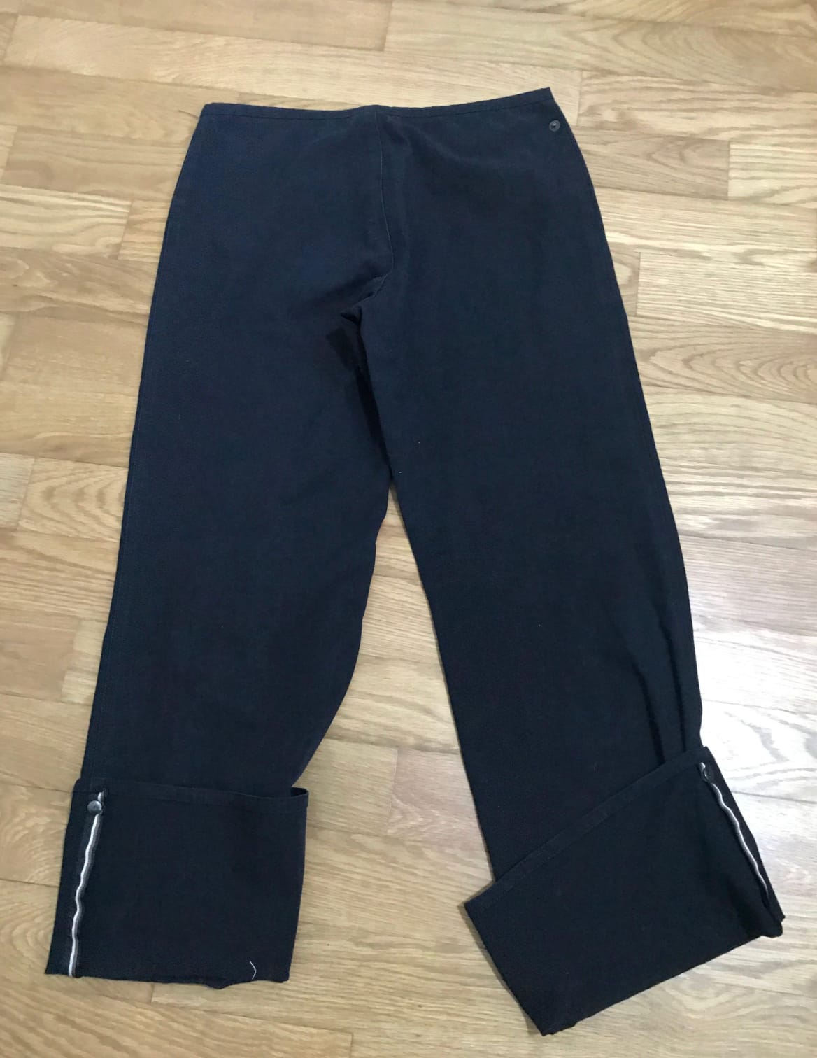 Chic Black Straight-Leg Trousers