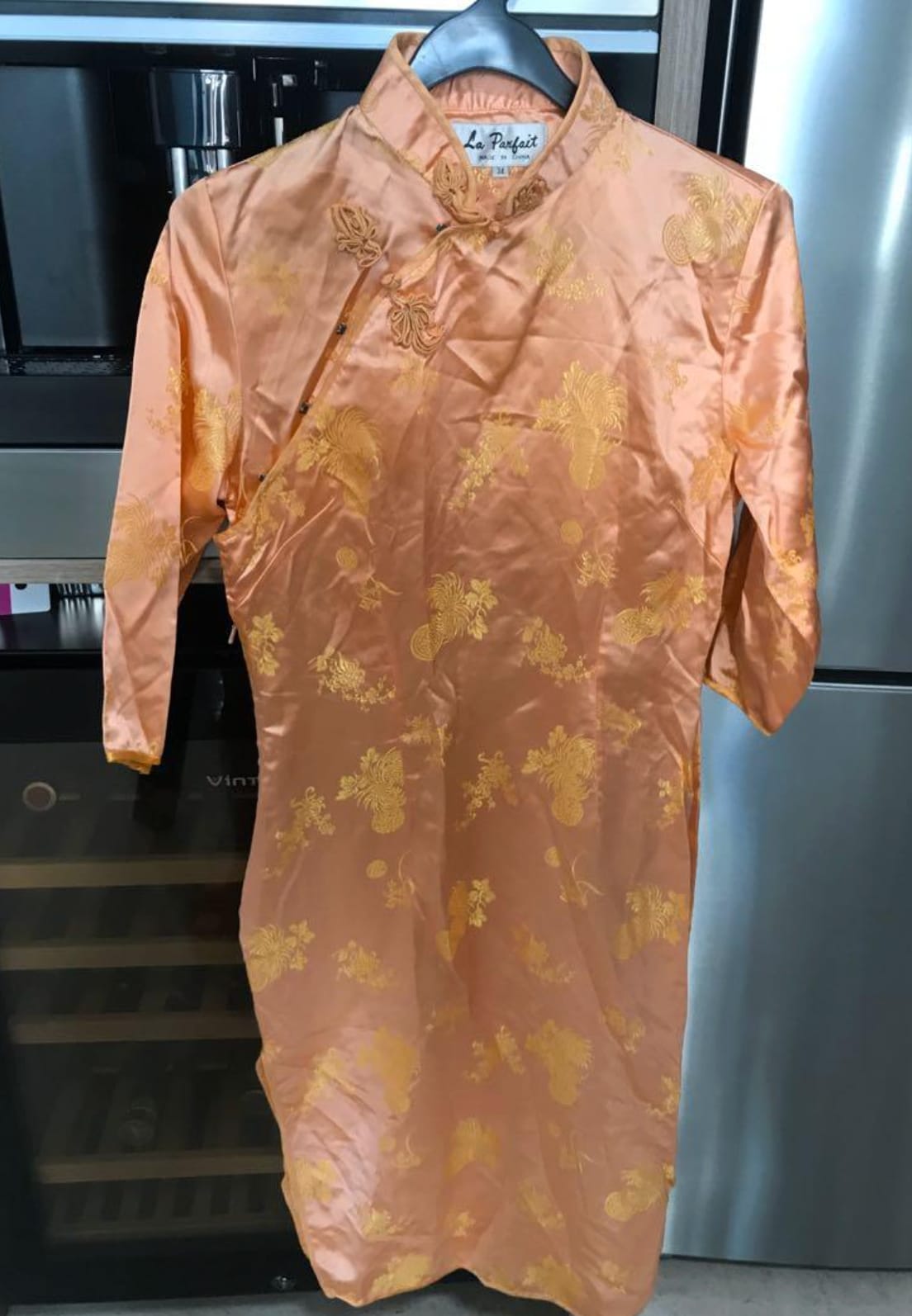 Elegant Silk Cheongsam Dress