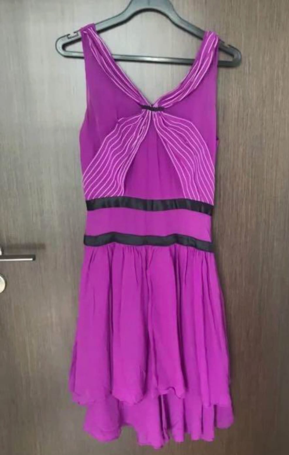 Vibrant Purple Sleeveless Dress