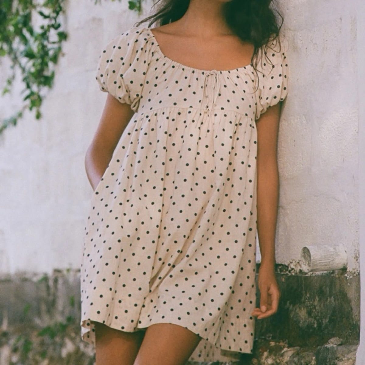 Caramel Monster Jay Mini Dress - Polka Dot