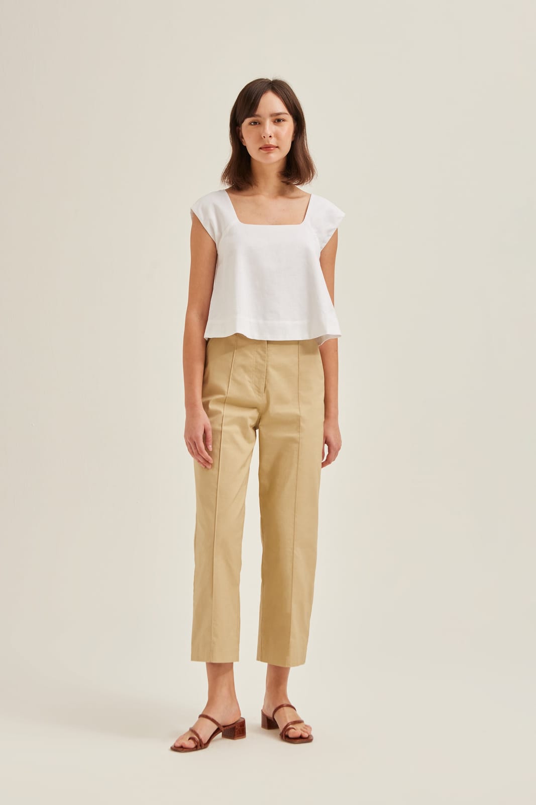 Our Second Nature OSN Pintuck Straight Leg Pants