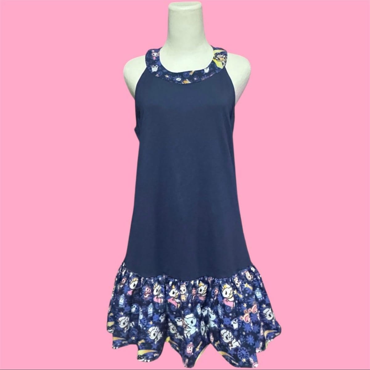 Tokidoki Navy Halter Dress 