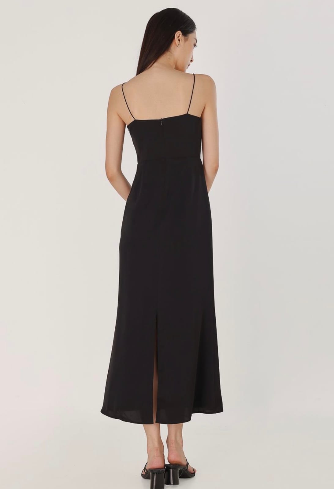 Lovet Padded Lace Trim Maxi Dress - Photo 4