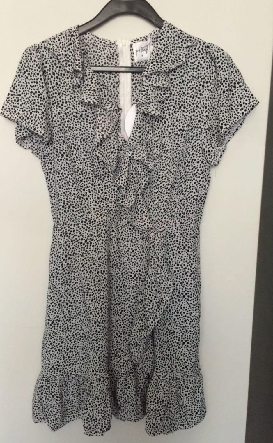 Polly Flirty Polka Dot Ruffle Dress