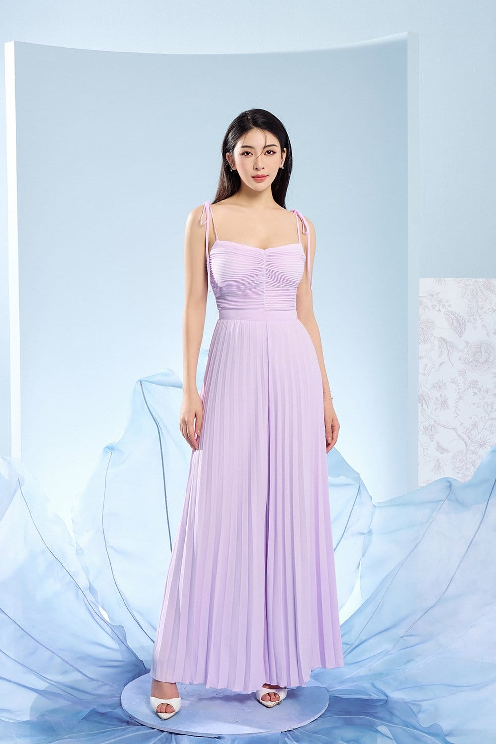 Chello Callie Pleated Set, 