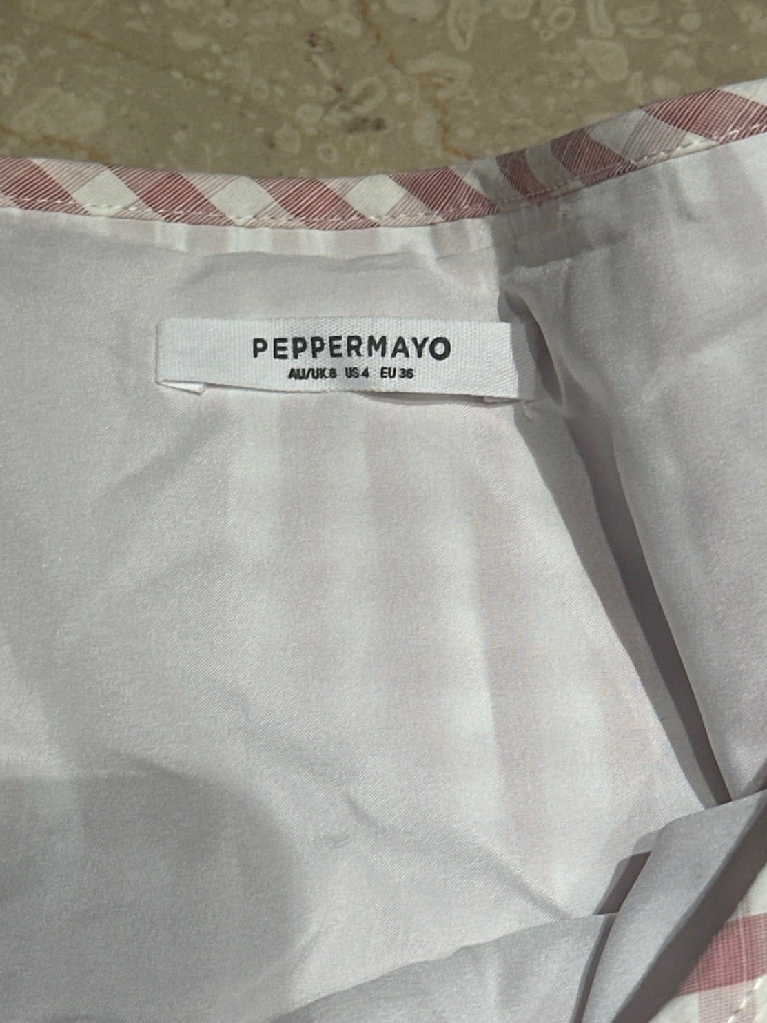 Peppermayo pink gingham midi skirt - Photo 2