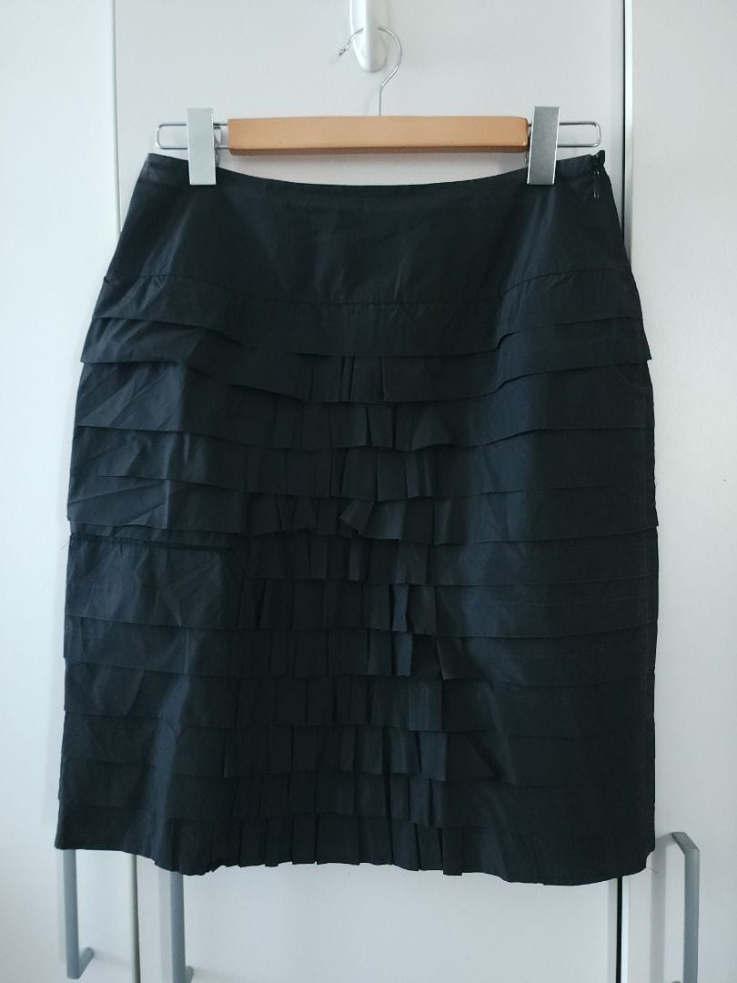 Yuki Torii black ruffle skirt - Japanese chic vibes!