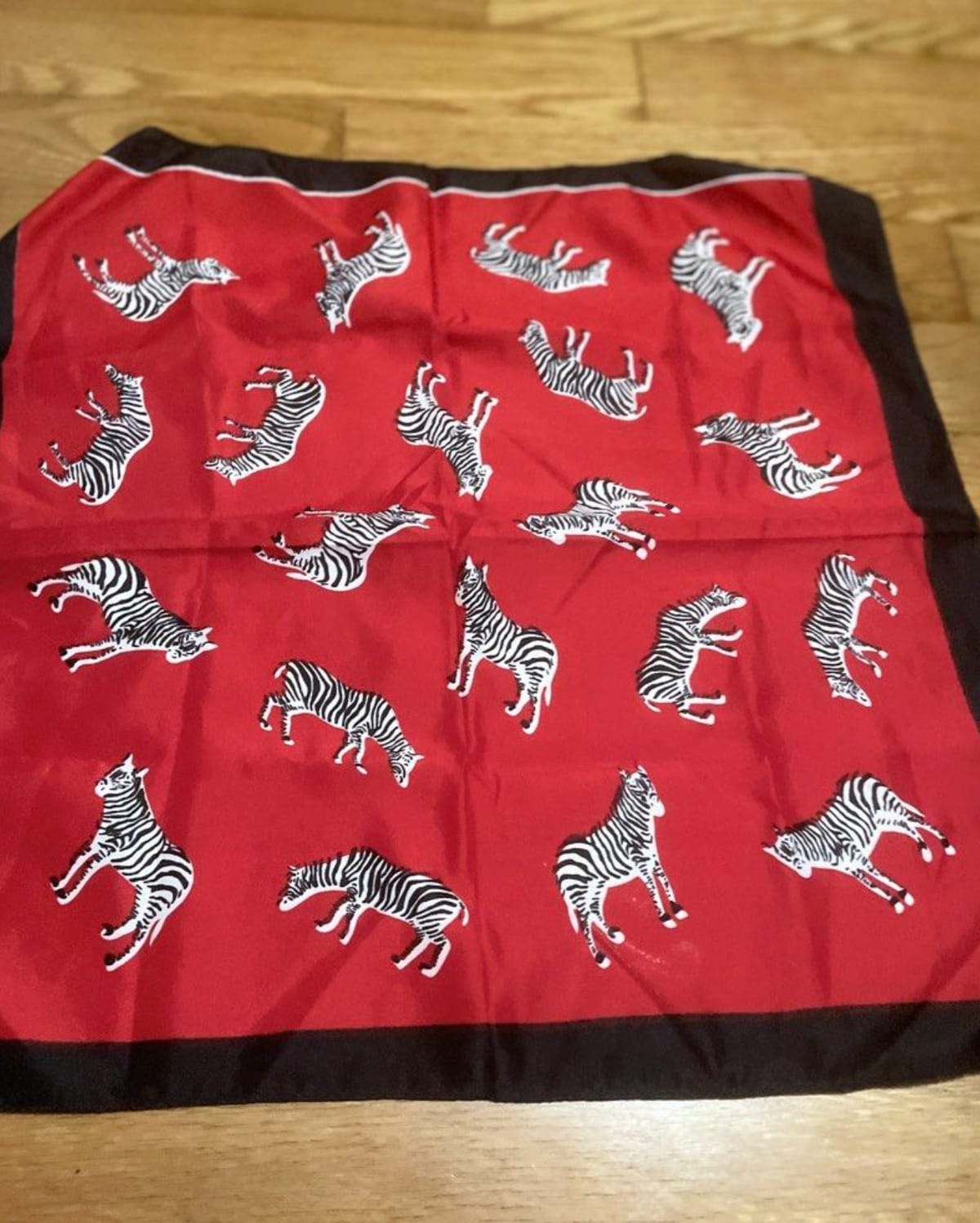 Quirky Zebra Print Scarf