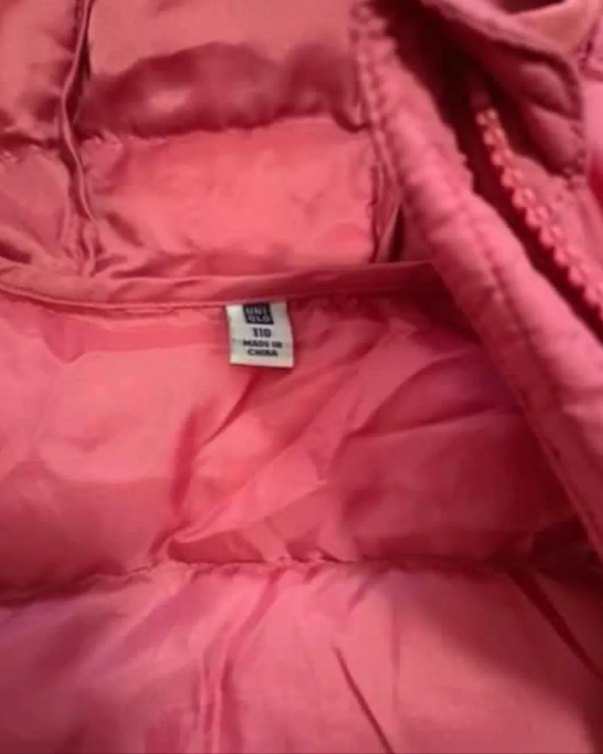 Uniqlo Uniqlo Puffer Jacket 110 Kids Pink - Photo 3