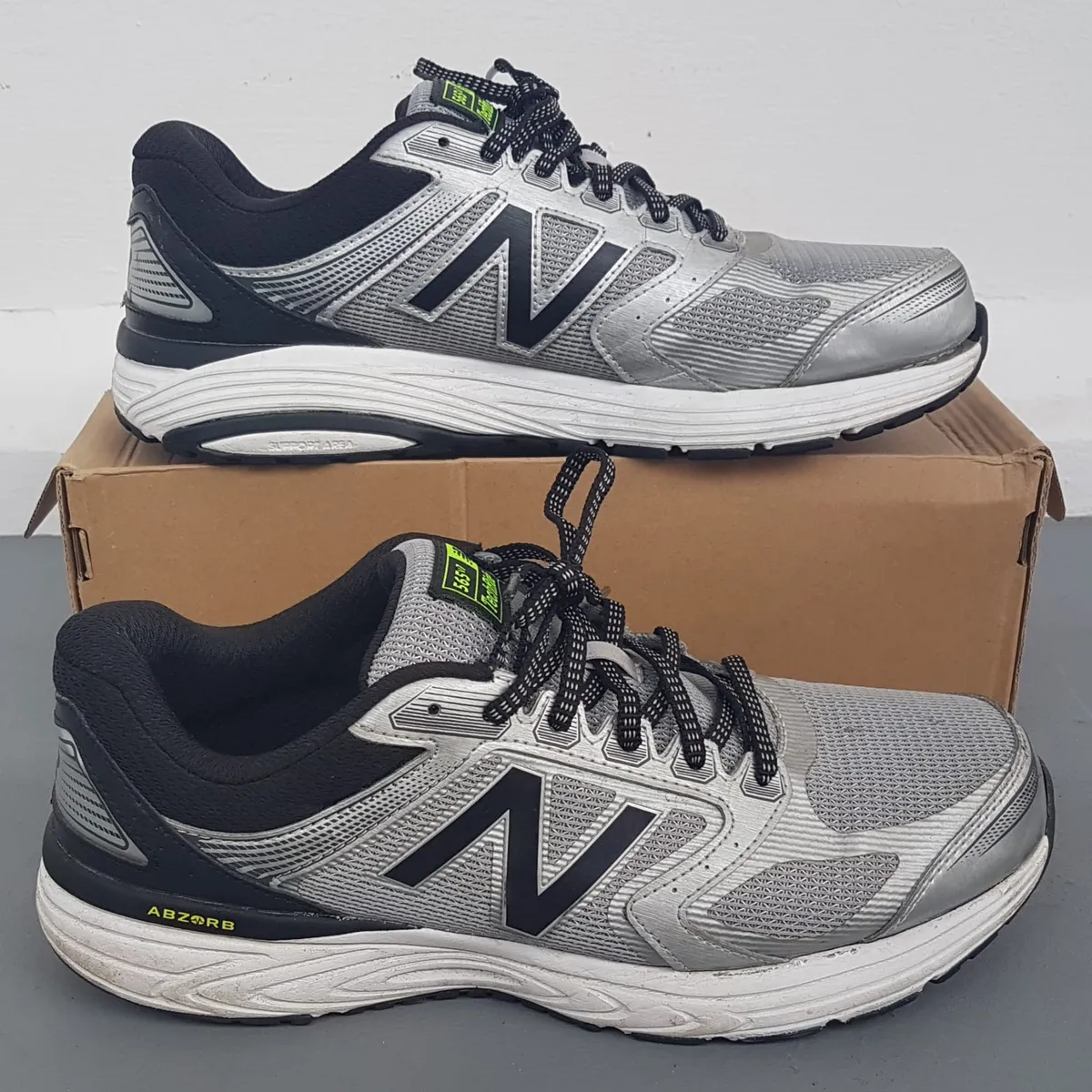 New Balance NEW BALANCE Running Shoes, Original NB 565 V7 TECHRIDE Model, US 9.5, UK 9, EU 43, CM 27.5, Cosmopolitan, Cool Silver & Black Design, ABZORB Cushioning, Sophistication, Stylish & Inspirational, Urban Style, Timeless Appeal, Everyday Shoes - Photo 8