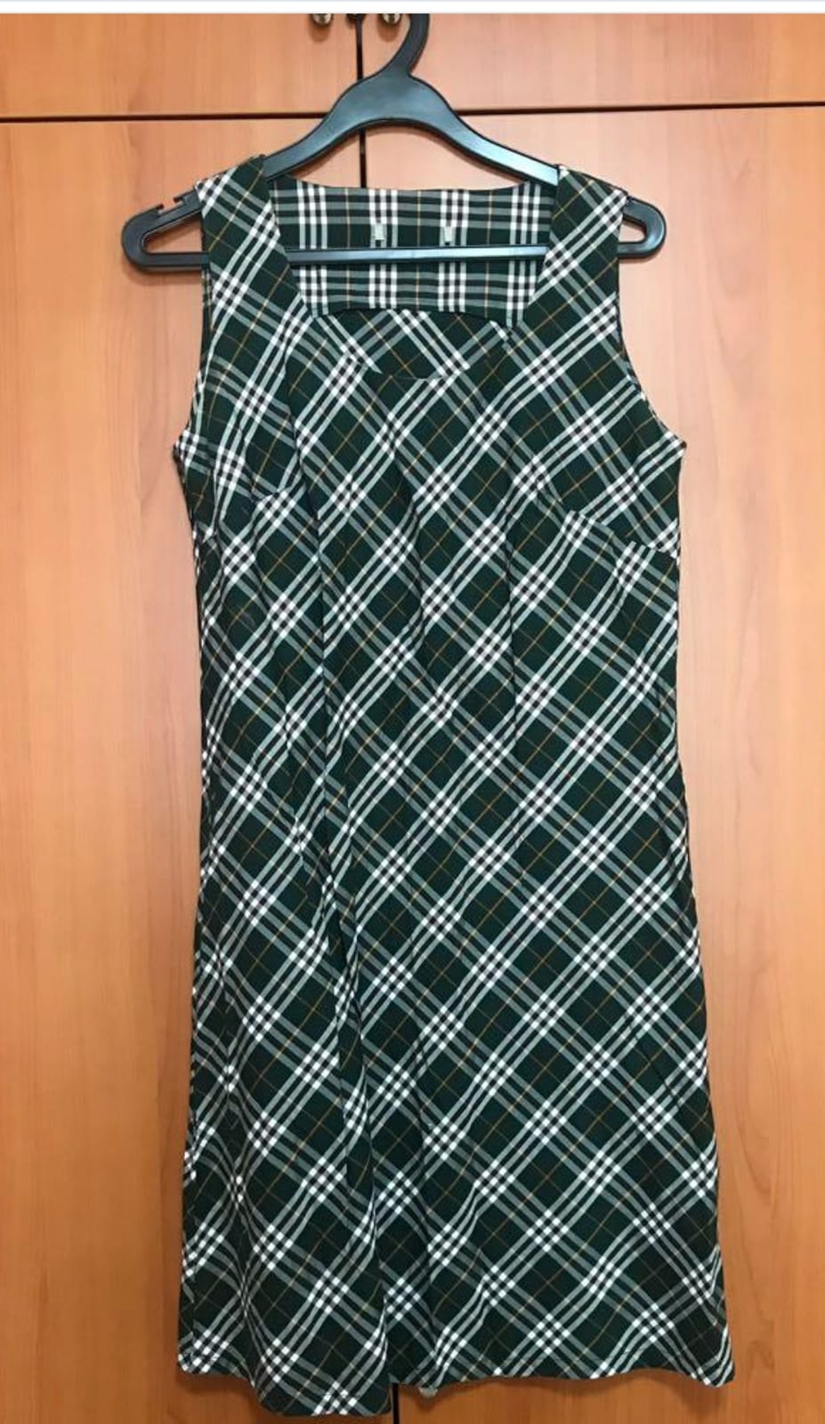 Chic Plaid Sleeveless Dress