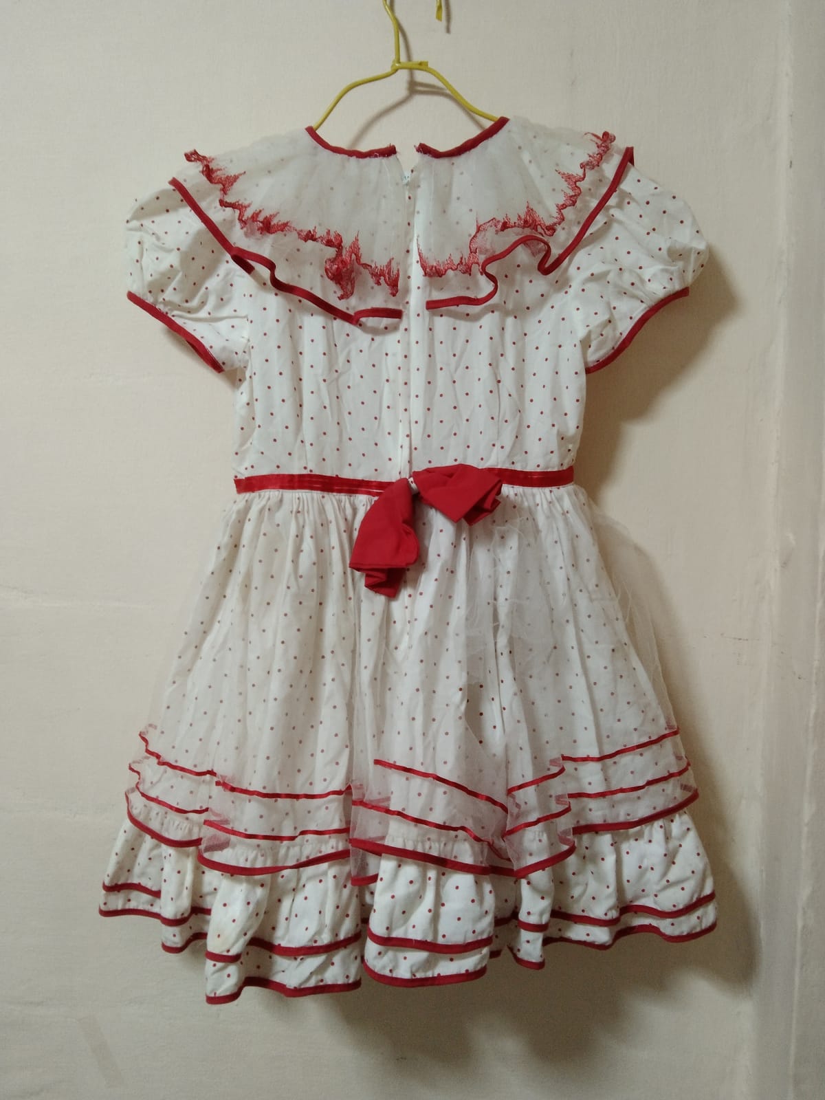 Adorable Red Polka Dot Vintage Dress
