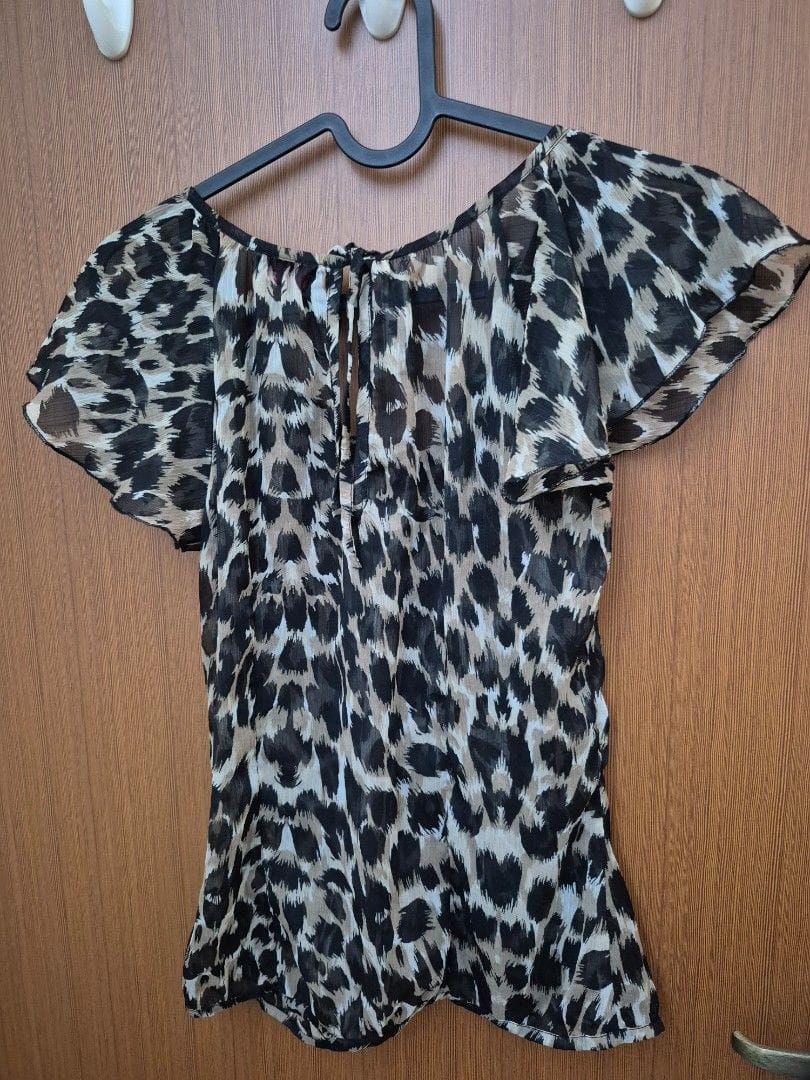 Miss Selfridge Chic Miss Selfridge Leopard Print Top - Photo 3