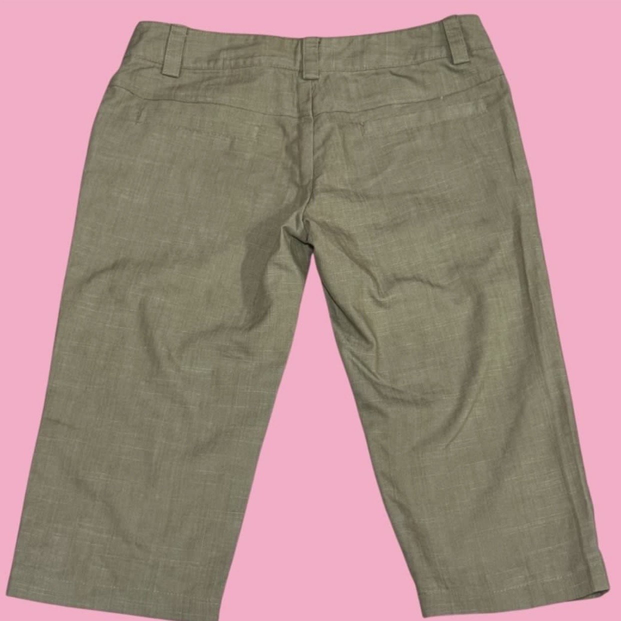 double index double index khaki capri - Photo 3