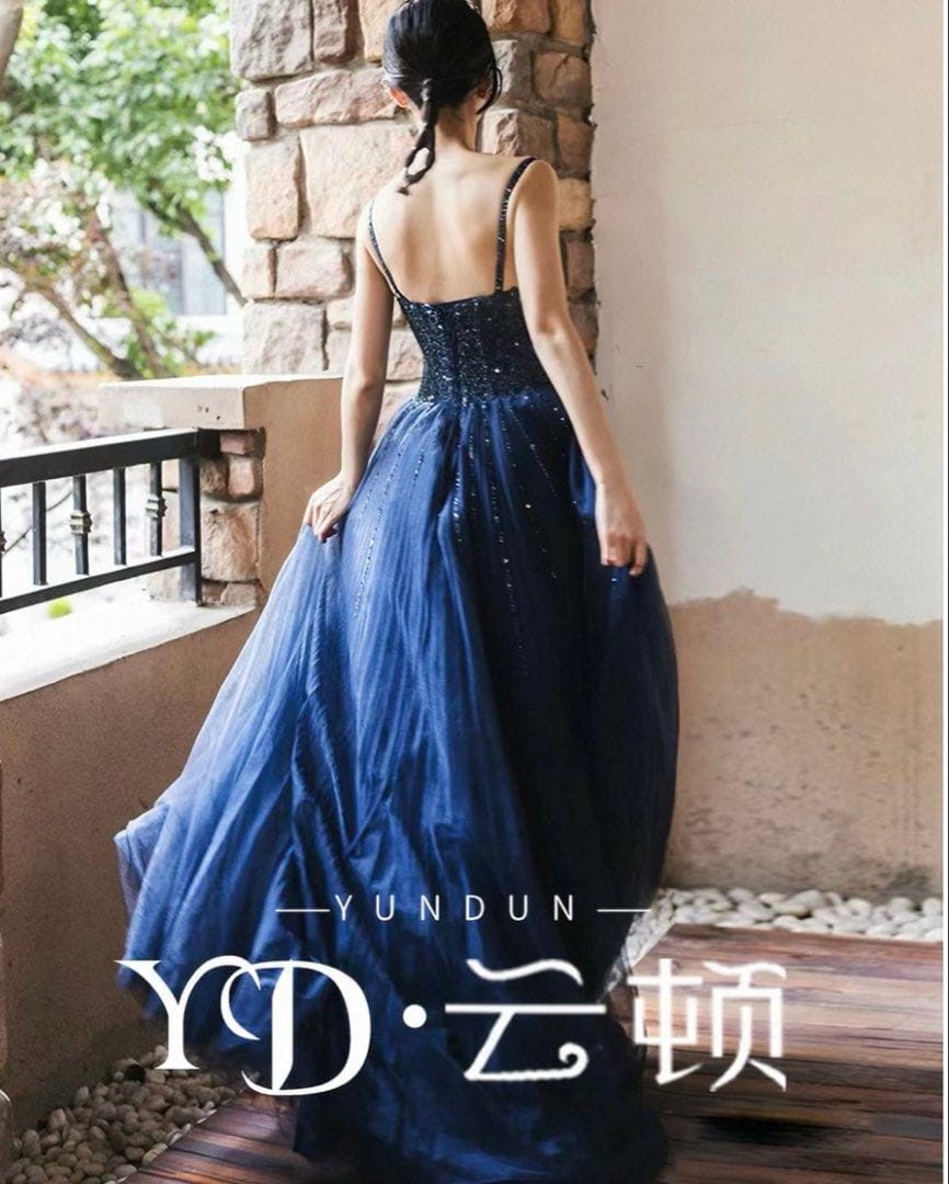 Sparkly navy bridesmaid dress - glam vibes! - Photo 3