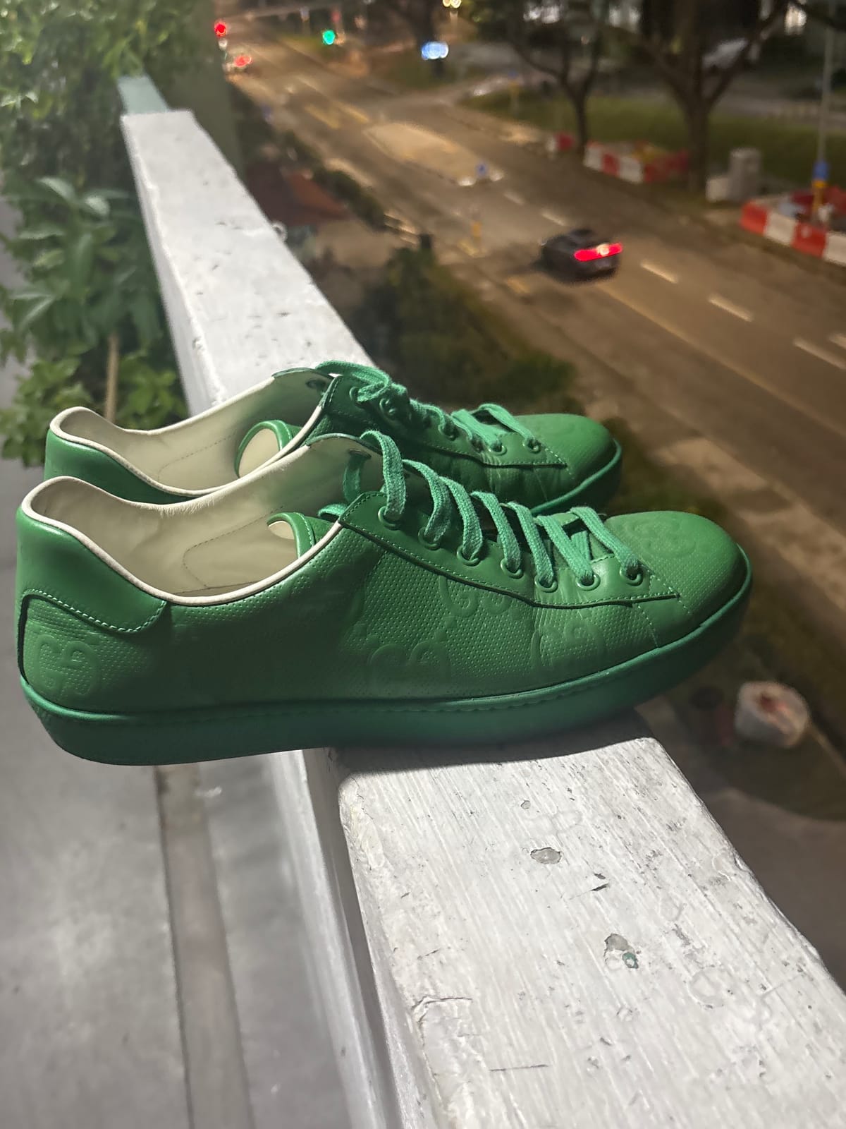 Gucci Vibes 🌿 Iconic Green Sneakers - Photo 2