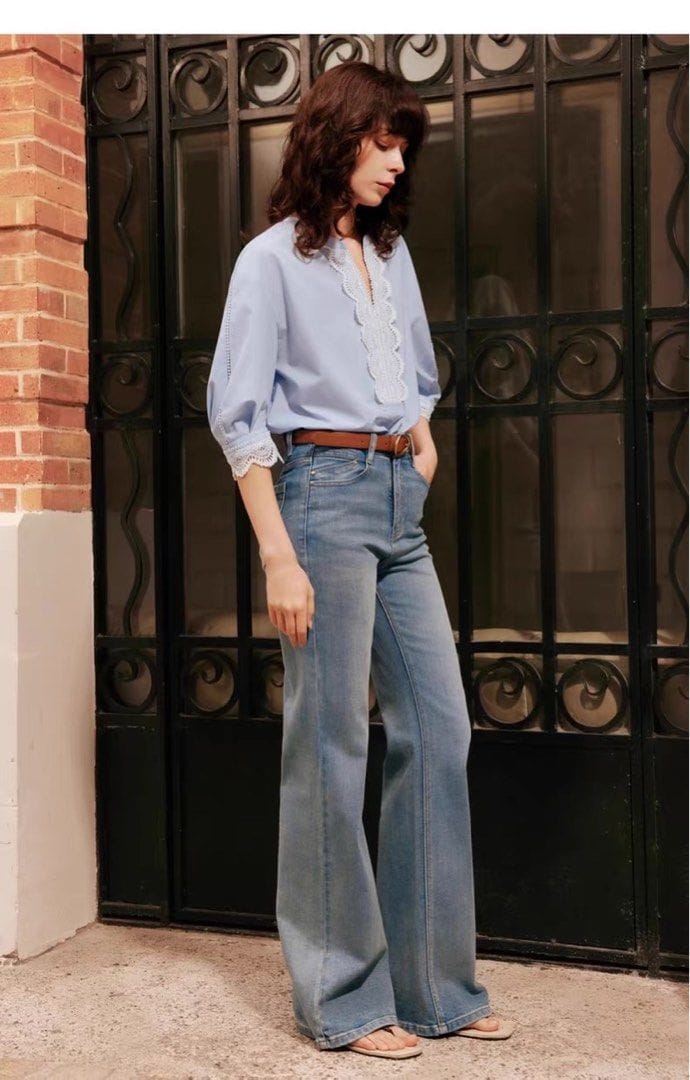 ELLE Chic French lace blouse - Comfy vibes - Photo 2