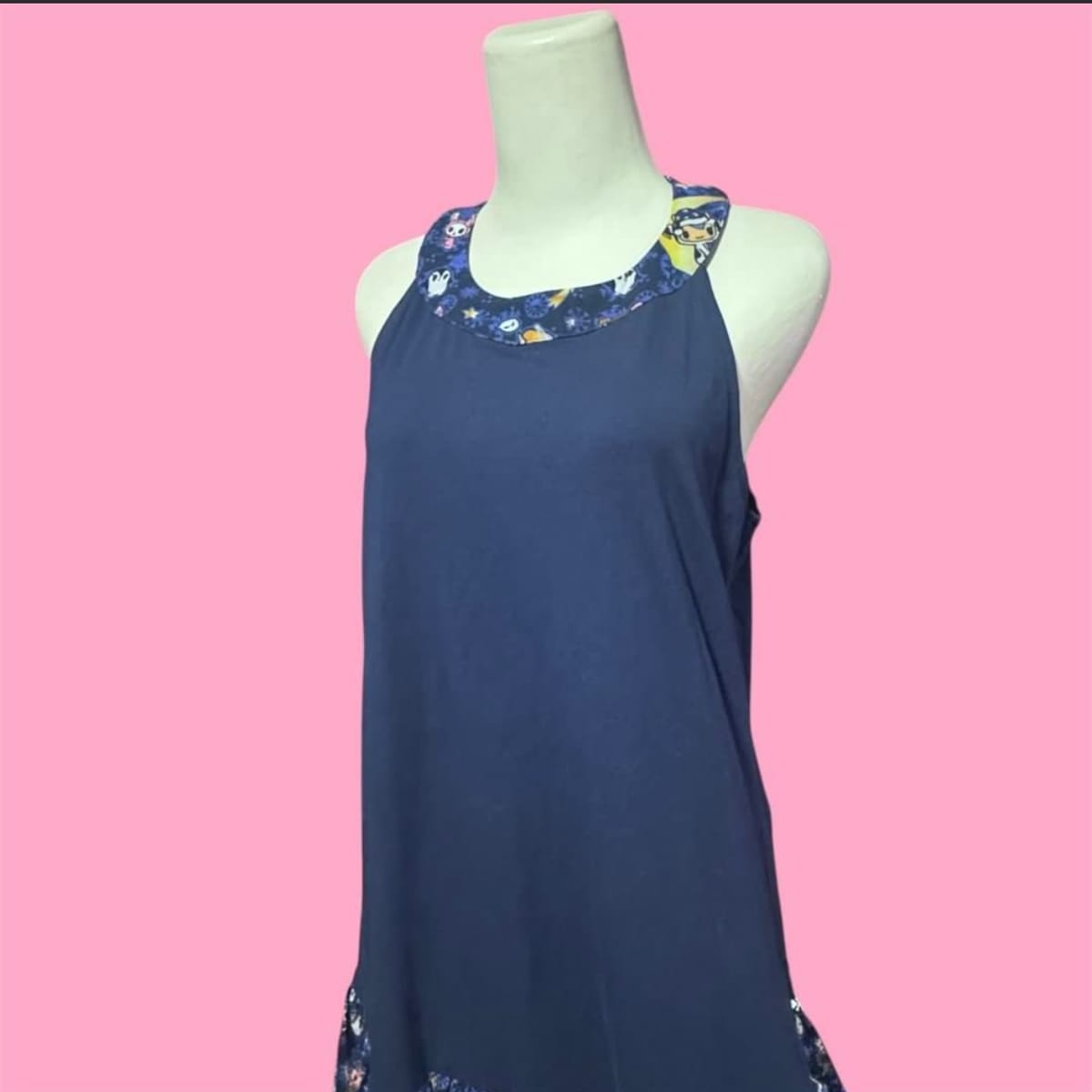 Tokidoki Enchante-SG Tokidoki Navy Halter Dress  - Photo 2