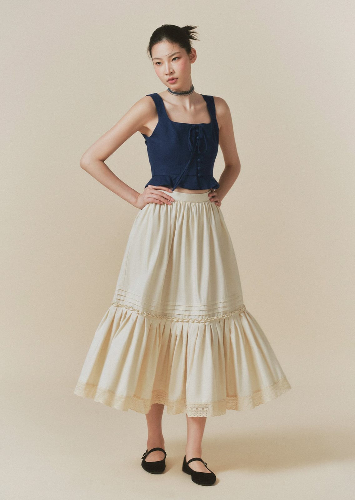 Caramel Monster Jossie Midi Skirt - Photo 2
