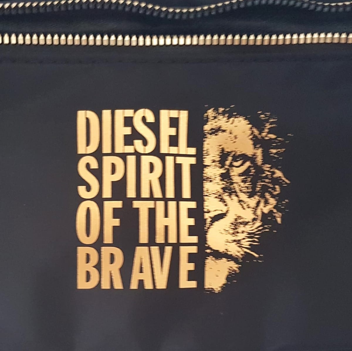 Diesel from ITALY Original DIESEL Waist Pouch, ITALY, Cool Fanny Pack, Black Belt Bag, Gold Lion Logo, Sleek Model, Diesel Spirit of the Brave, Cosmopolitan Clutch, Limited Edition Satchel, Intricate Design, Sophistication, Luxury Living, Pop Culture, Cult Street Fashion - Photo 7