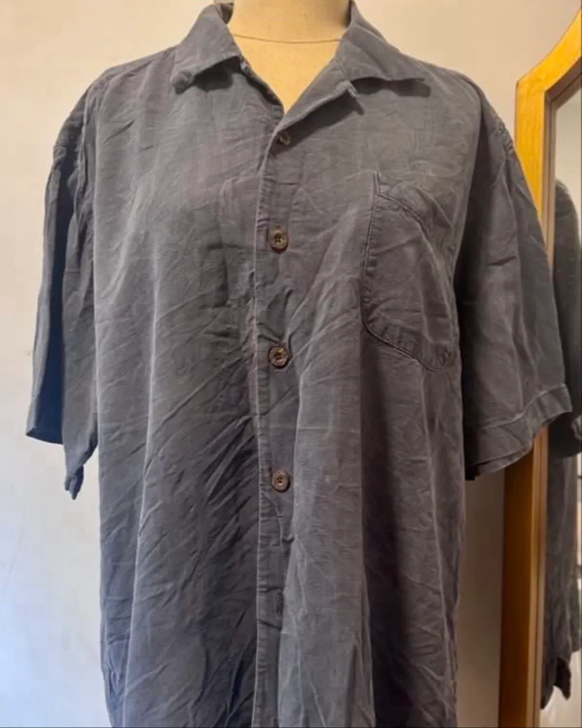 Vintage Navy Oversized Shirt