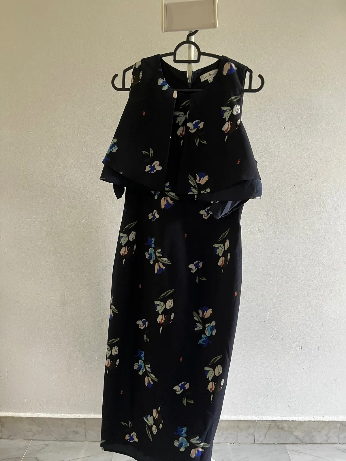 Love Bonito Blue Floral Midi Dress