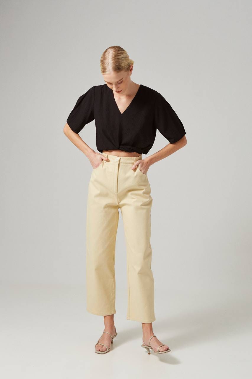 Our Second Nature Our Second Nature OSN Textured Wrap Top - Photo 3