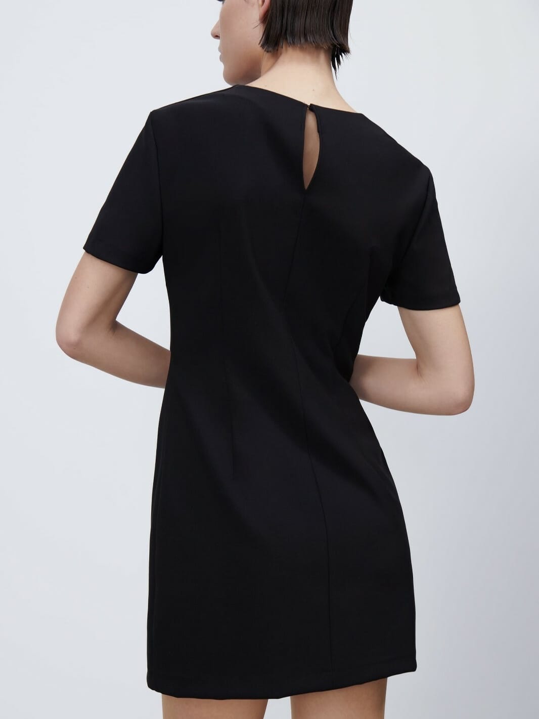 Zara ZARA Black Cut Out and Zip Detail Dress (M) - Photo 5