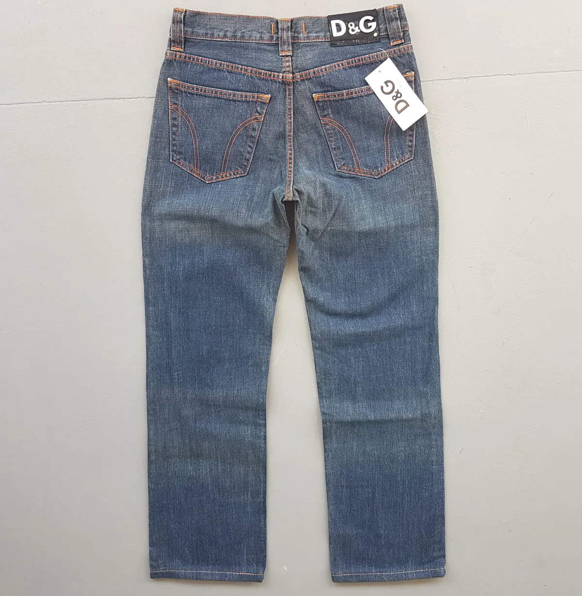 DOLCE & GABBANA Retro DOLCE & GABBANA Denim Jeans, Made in ITALY, Versatile D&G Bootcut Flare Bottoms, Cosmopolitan, ITALIAN Designer Wear, New with Tag, Sophistication, Nostalgic Appeal, Vintage Pants, Timeless Classic, Luxury Living, Cult Street Fashion - Photo 2