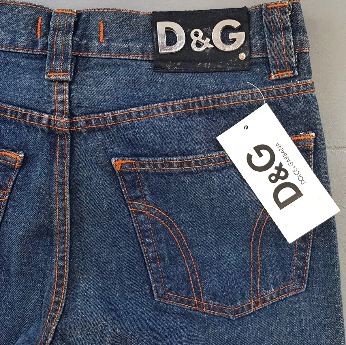DOLCE & GABBANA Retro DOLCE & GABBANA Denim Jeans, Made in ITALY, Versatile D&G Bootcut Flare Bottoms, Cosmopolitan, ITALIAN Designer Wear, New with Tag, Sophistication, Nostalgic Appeal, Vintage Pants, Timeless Classic, Luxury Living, Cult Street Fashion - Photo 3