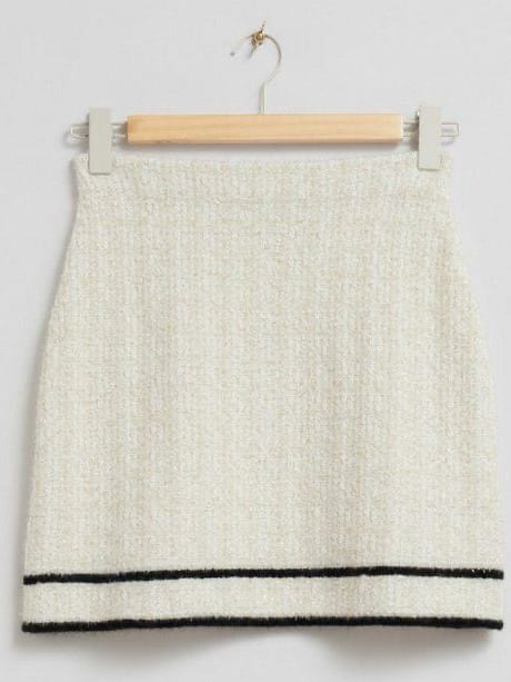 & Other Stories -  Tweed Mini Skirt 