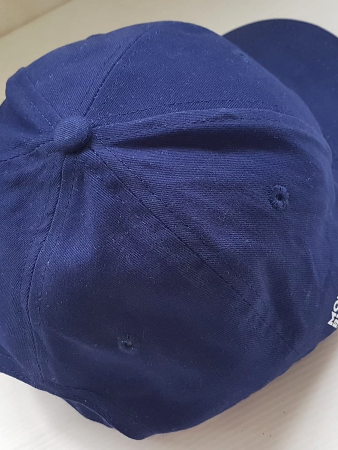 Mont Blanc Original MONT BLANC Baseball Cap, GERMANY, Cool NAVY BLUE Cap, White Mont Blanc Logo, Cosmopolitan F1 Cap, Sleek Formula One Design, Timeless Appeal, Urban Style, Official Parfums Merchandise, Everyday Fashion, Pop Culture, Sophistication, Streetwise - Photo 3