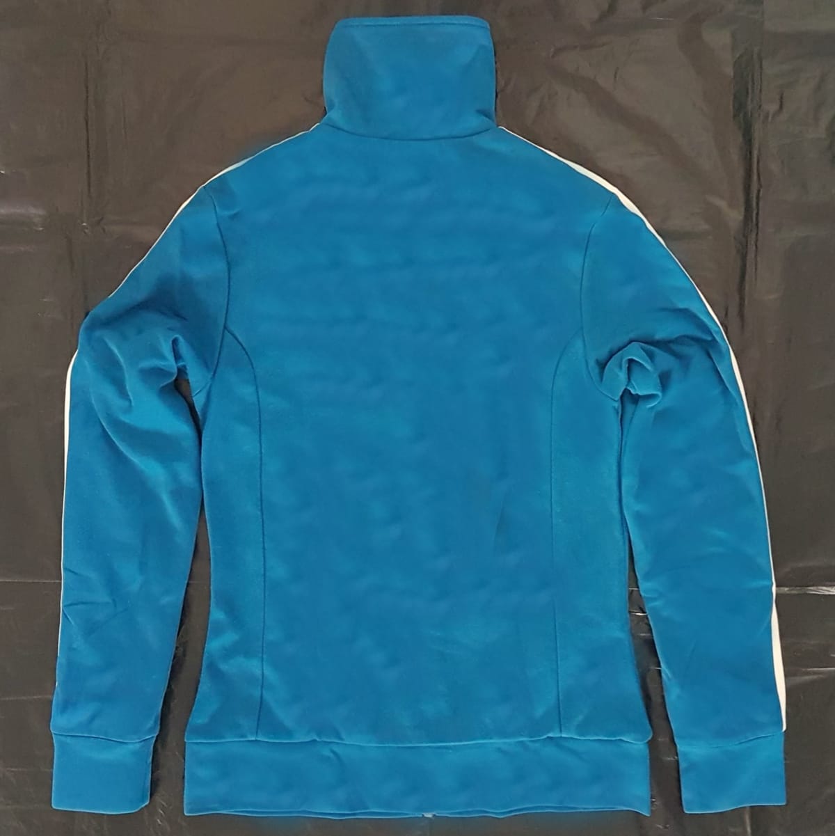 Adidas Vintage Adidas Tracksuit, Retro Sky Blue Zipper Jacket, Cosmopolitan, High Collar Coat, Cool Biker Jacket, Sleek ADIDAS Outerwear, Sophistication, Roadster, Travel Essentials, Backpackers, Streetwise, Pop Culture, Geek, Cult Street Fashion - Photo 3