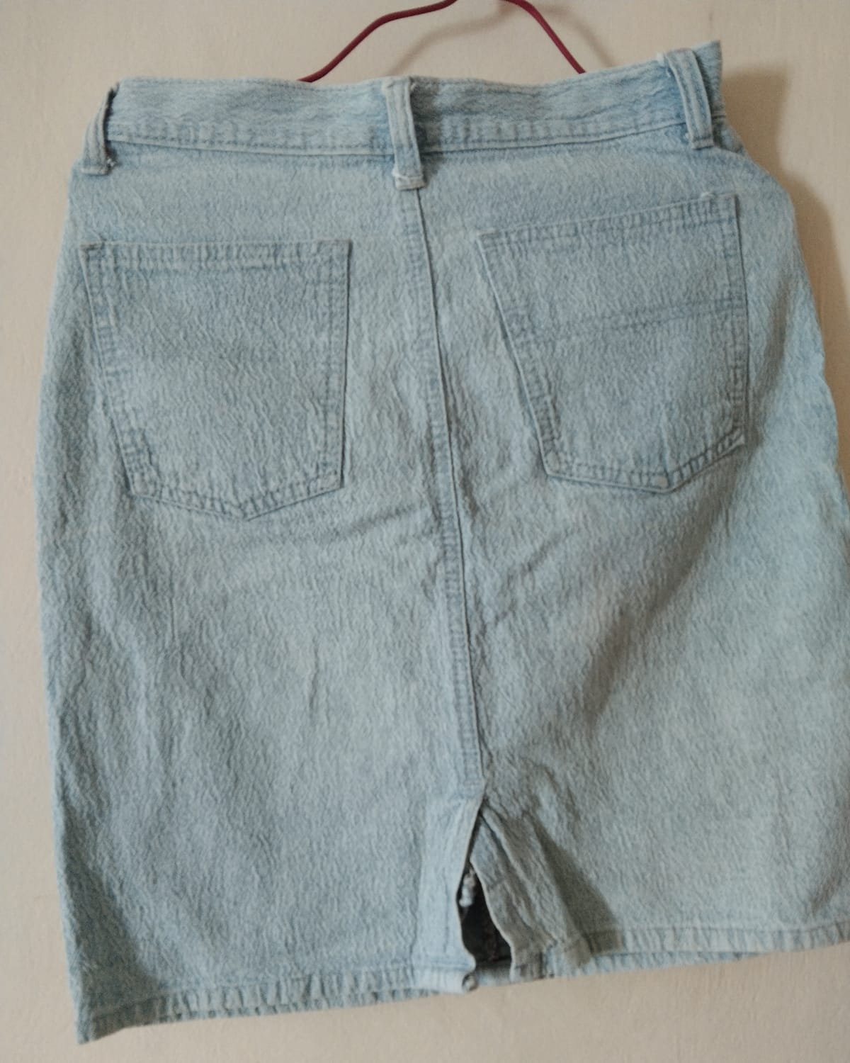 Vintage High-Waisted Denim Skirt