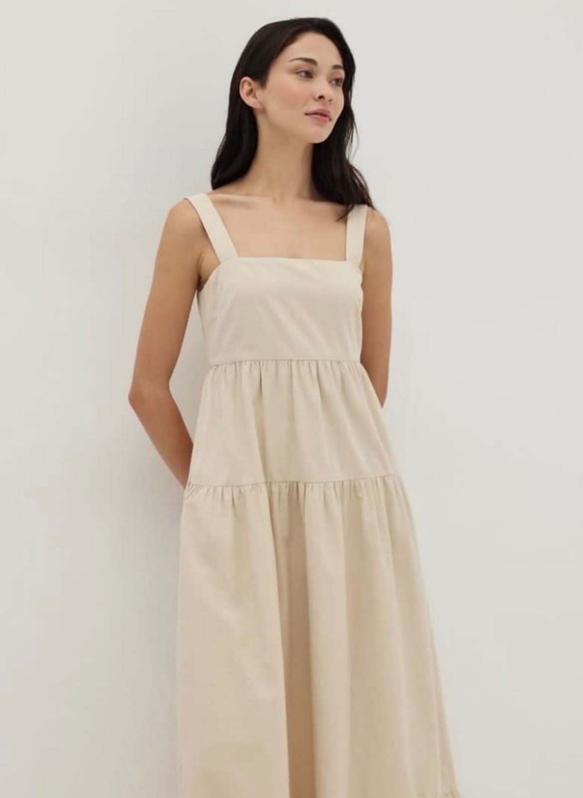 Love, Bonito Love Bonito LB Leona Linen Tiered Maxi Dress - Photo 2