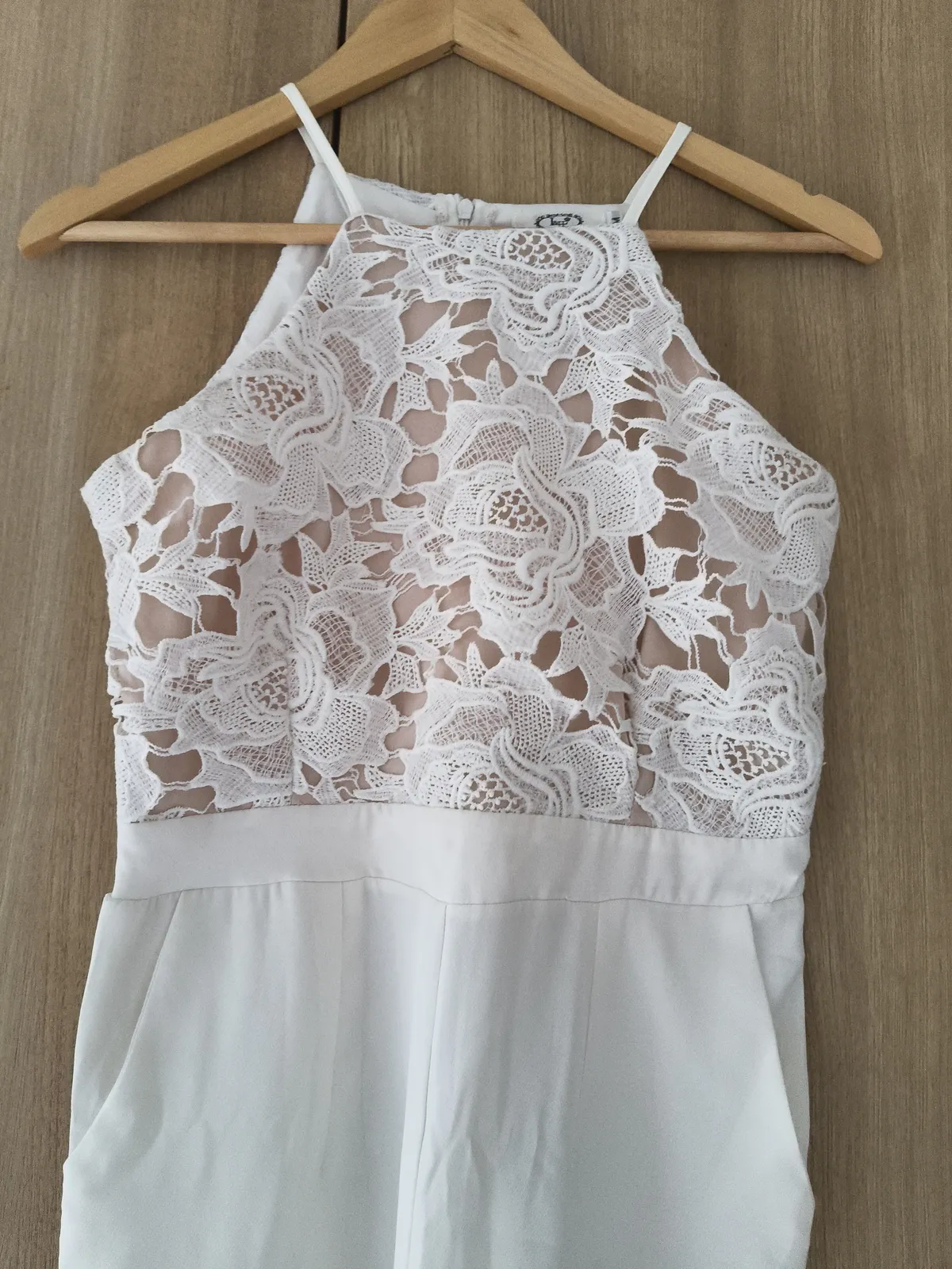 Nil Chic White Lace Jumpsuit - Photo 2