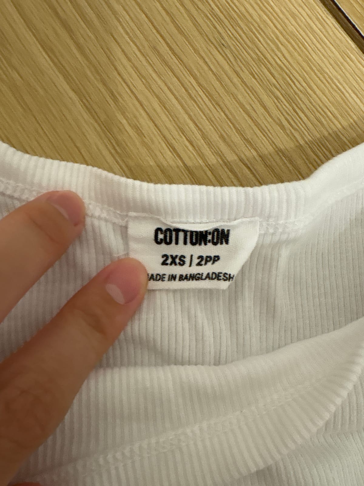 Cotton On Classic White Ribbed Tank Top - Photo 2