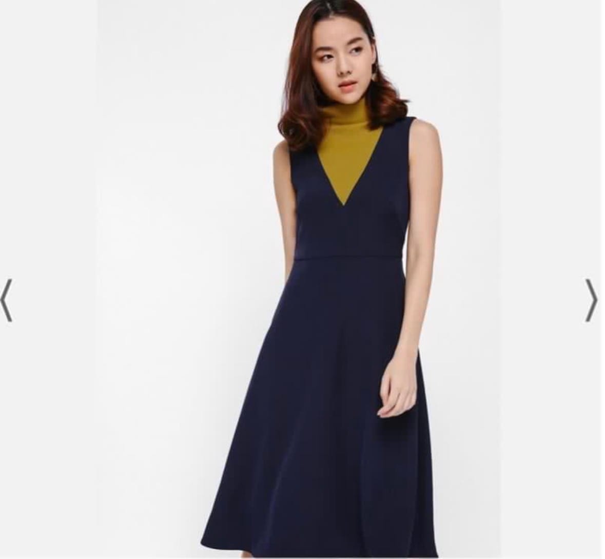 Love, Bonito Love, Bonito Colourblock Midi Dress - XS - Photo 4