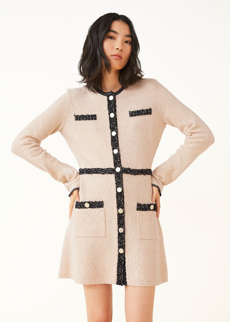BNWT & Other Stories Bouclé Buttoned Dress