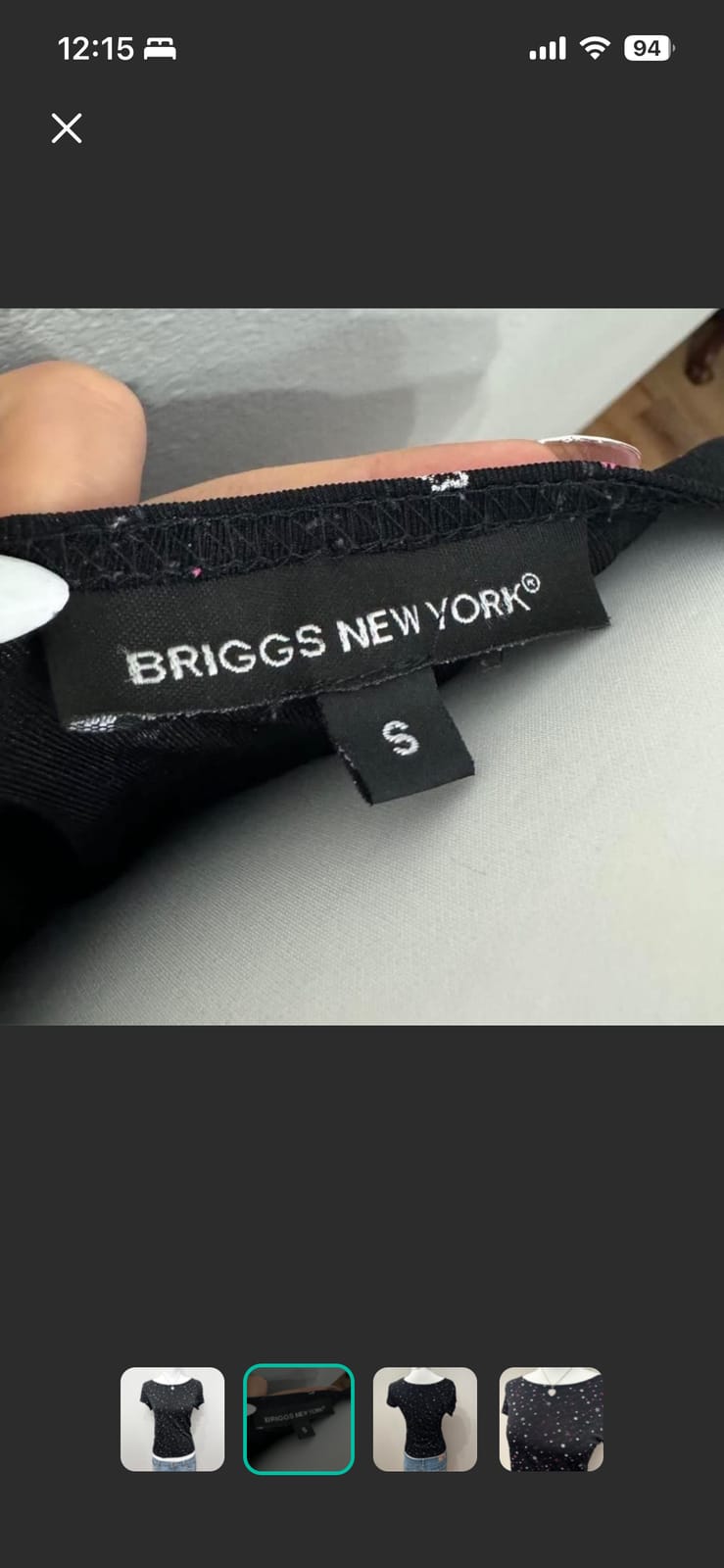 Briggs New York Briggs New York Black & Pink Floral Top (Size S) ✨ - Photo 2