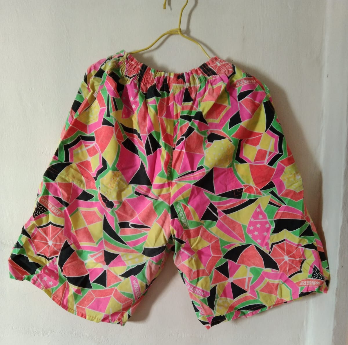 Retro Geometric Print Colorful Shorts
