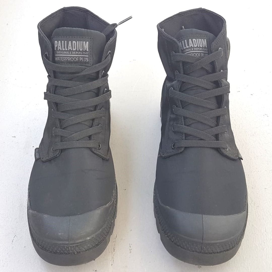 PALLADIUM Black Working Boots, Waterproof Plus, France, US 9, UK 8, EU 42, CM 27, LITE TECH, 6 inches Ankle High Shoes, Sleek Model, Sophistication, Timeless Appeal, Urban Style, Sporty, Outdoor Gear, Pop Culture, Cult Street Fashion, Luxury Lifestyle - Photo 2