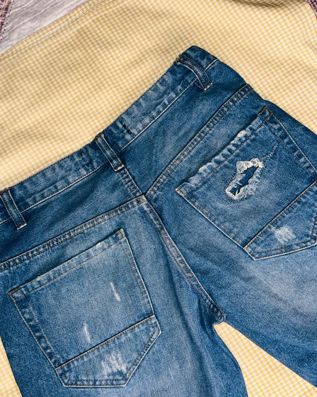 Cotton On (rip Off)  Ripped Denim Shorts - Photo 4
