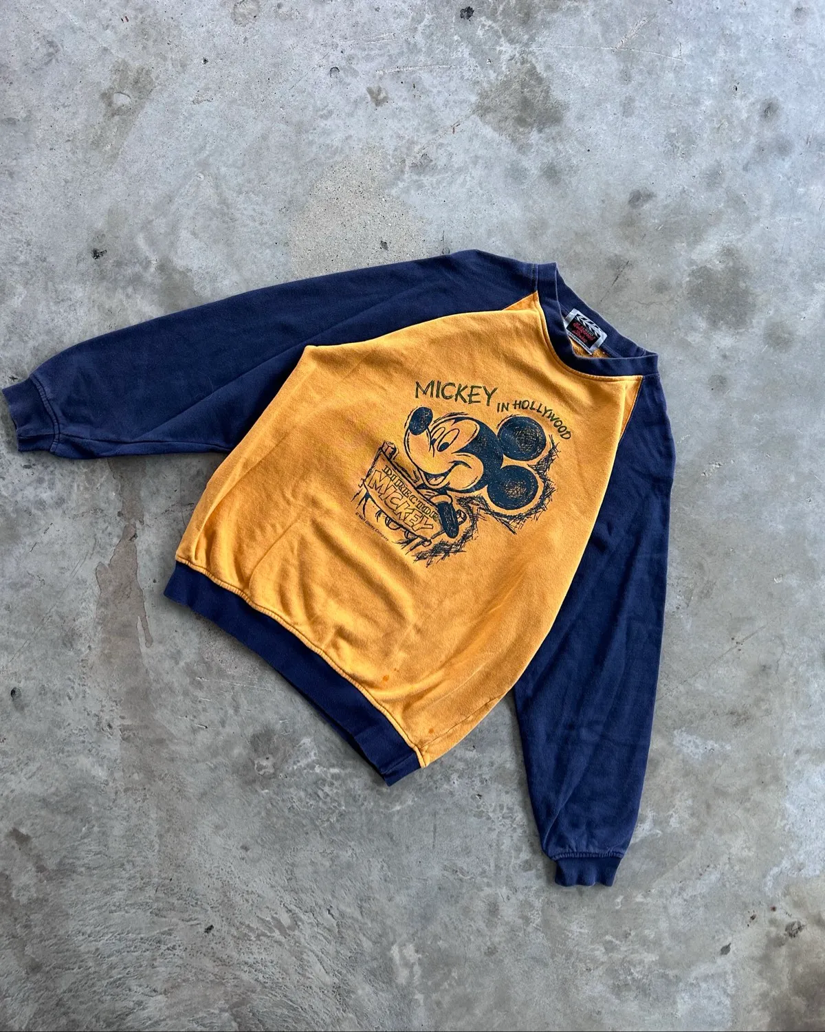 Vintage Mickey Mouse Raglan Sweatshirt